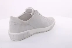 ACO Damen Halbschuh Rauleder H- Weite Wechselfußbett grau blau S14 1368/1312