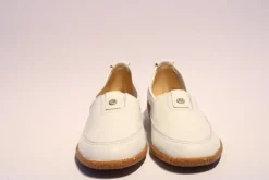 ACO Slipper Cindy leder weiß 341/9501