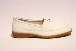 ACO Slipper Cindy leder weiß 341/9501