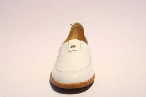 ACO Slipper Cindy leder weiß 341/9501