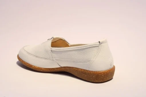 ACO Slipper Cindy leder weiß 341/9501