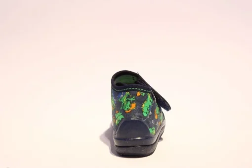 Beck Hausschuh Jungen  Dinosaurier blau 3041/05