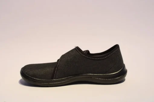 Beck Hausschuh Jungen Klettverschluss schwarz 550/02