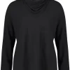 Betty Barclay Blusenshirt Wasserfallausschnitt schwarz S23 29122174