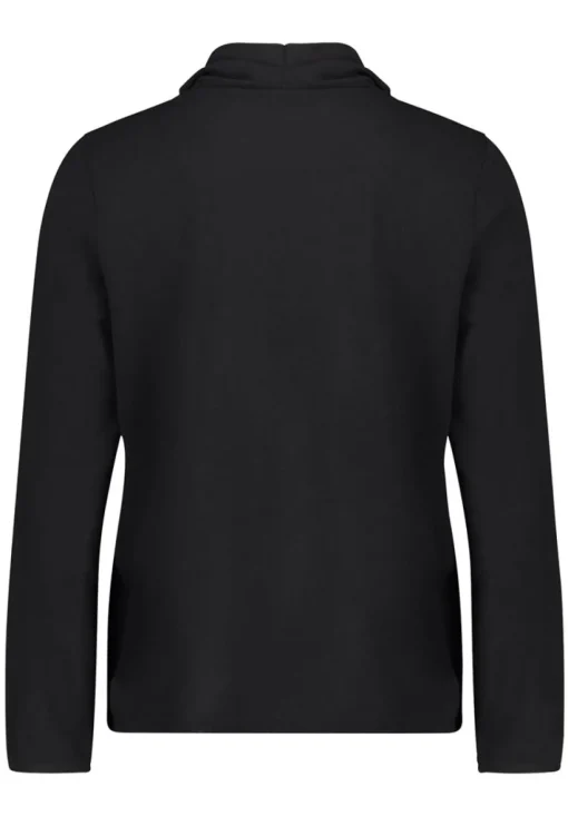 Betty Barclay Blusenshirt Wasserfallausschnitt schwarz S23 29122174
