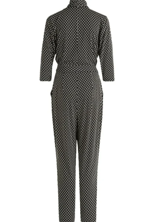 Betty Barclay gemusterter Jumpsuit SCHWARZ/BEIGE 68202742