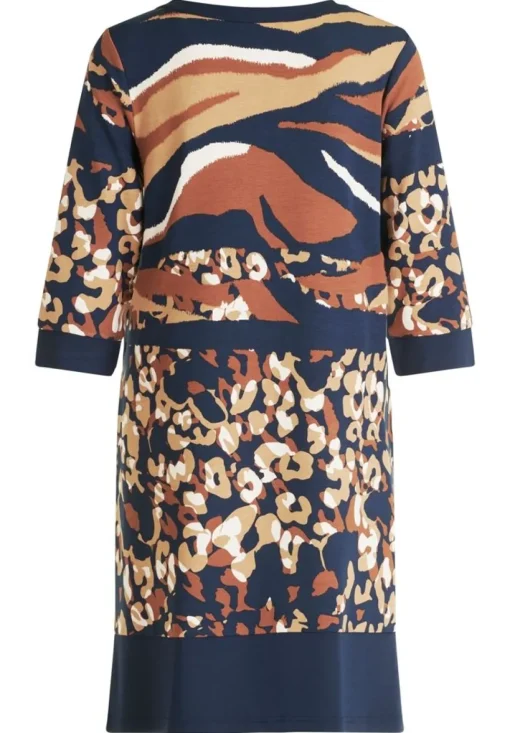 Betty Barclay Shirtkleid Print 3/4 Arm  blau S23 14192166