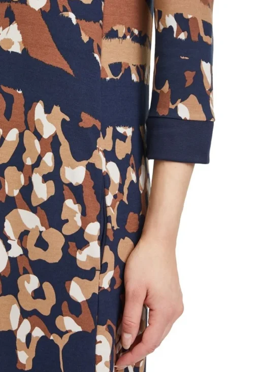 Betty Barclay Shirtkleid Print 3/4 Arm  blau S23 14192166
