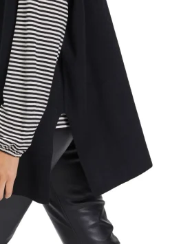 Betty Barclay Strick- Cape Seitenschlitze schwarz S23 50021036