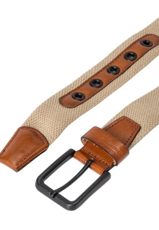 Camel Active Gürtel Baumwolle Leder beige 5B22402220