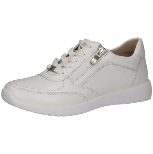 Caprice Damen Sneaker Leder Wechselfußbett weiß S14 9-23750-42