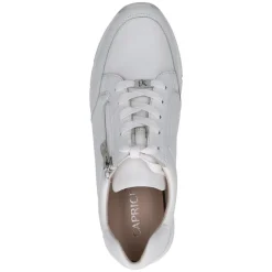 Caprice Damen Sneaker Leder Wechselfußbett H- Weite weiß S14 9-23753-42