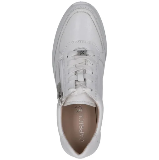 Caprice Damen Sneaker Leder Wechselfußbett weiß S14 9-23750-42