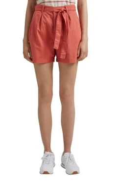 edc shorts Leinenmix rot  041CC1C311