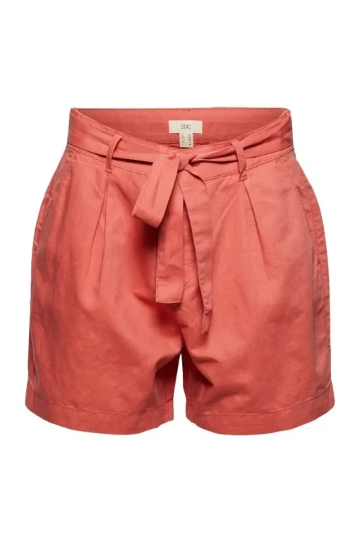 edc shorts Leinenmix rot  041CC1C311
