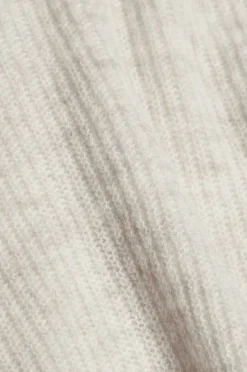 ESPRIT Cardigan aus Rippstrick mit Wolle/Alpaka 991EO1I310