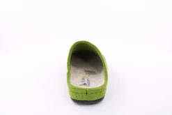 Fuß Bequem Damen Hausschuh Pantolette grün S23 106/01-184