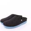 Fuß Bequem Herren Hausschuh Pantolette Wechselfußbett blau, schwarz S23 801/01