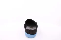 Fuß Bequem Herren Hausschuh Pantolette Wechselfußbett blau, schwarz S23 801/01