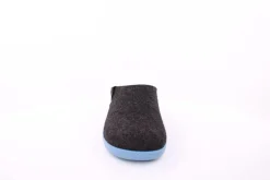 Fuß Bequem Herren Hausschuh Pantolette Wechselfußbett blau, schwarz S23 801/01