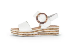 Gabor Damen Plateau Sandale Leder weiß S14 44.550.20