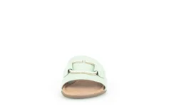 Gabor Pantolette Leder Zierschnalle COMFORT-Mehrweite G grün S14 42.792.53