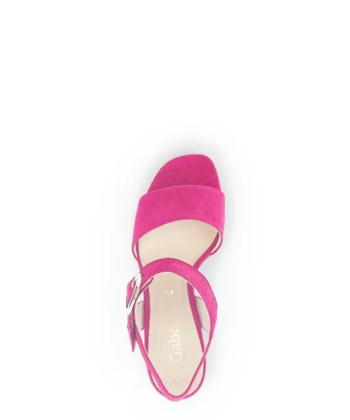 Gabor Riemchensandale Rauleder pink S14 41.700.13