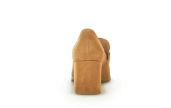 Gabor Trotteur Hochfrontpumps Rauleder Schmuck-detail braun S23 35.292.14