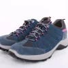 Imac Damen Trekkingschuh Wanderschuh Schnellschnürung Leder/ Mesh blau S13 356740
