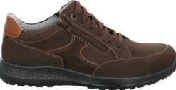 Jomos Herren Schnürhalbschuh Reißverschluss SCHWARZ BRAUN 322424