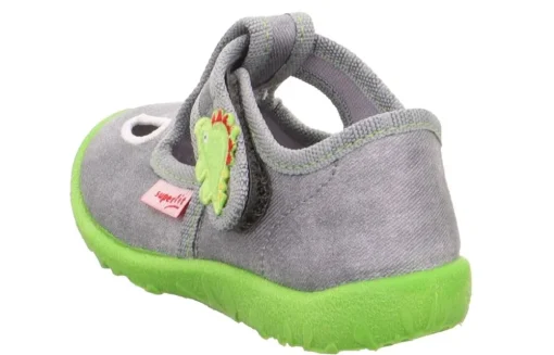 Legero Hausschuh mit Klettverschluss SPOTTY - grau S13  1-009248-2500