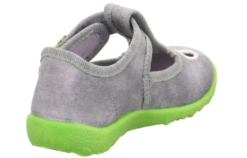 Legero Hausschuh mit Klettverschluss SPOTTY - grau S13  1-009248-2500