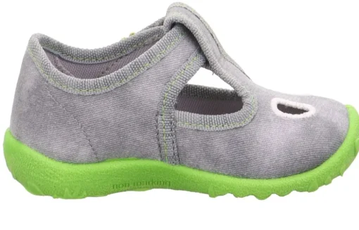 Legero Hausschuh mit Klettverschluss SPOTTY - grau S13  1-009248-2500