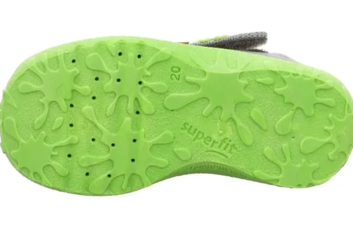 Legero Hausschuh mit Klettverschluss SPOTTY - grau S13  1-009248-2500