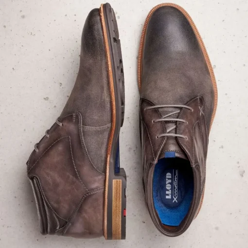 LLOYD MARCUS Stiefelette Leder grau S21 21-660-11
