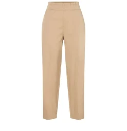 MAC CLEO SUMMER Chino Hose elastischer Bund beige blau S23 0400L304300