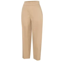 MAC CLEO SUMMER Chino Hose elastischer Bund beige blau S23 0400L304300