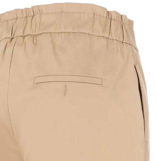 MAC CLEO SUMMER Chino Hose elastischer Bund beige blau S23 0400L304300