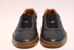 Marc Shoes STELLAN Herren Halbschuh Schnürer Glattleder blau 831402