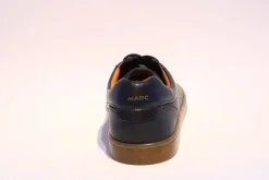 Marc Shoes STELLAN Herren Halbschuh Schnürer Glattleder blau 831402