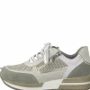 Marco Tozzi Sneaker weiß grün Reißverschluss 2-2-23732-28