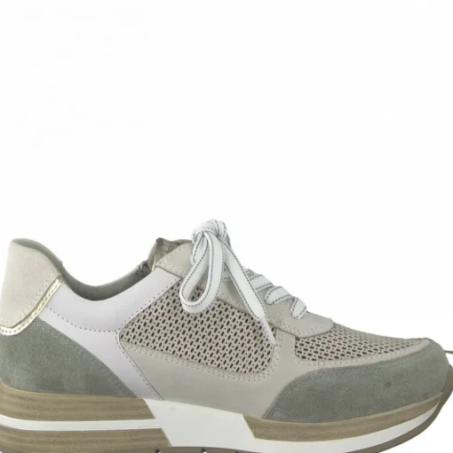 Marco Tozzi Sneaker weiß grün Reißverschluss 2-2-23732-28