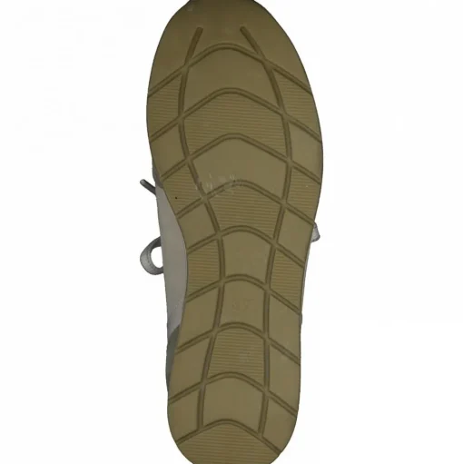 Marco Tozzi Sneaker weiß grün Reißverschluss 2-2-23732-28