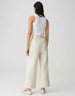 OPUS City Pants MEERI FRENCH Relaxed beige S15 10400013064100