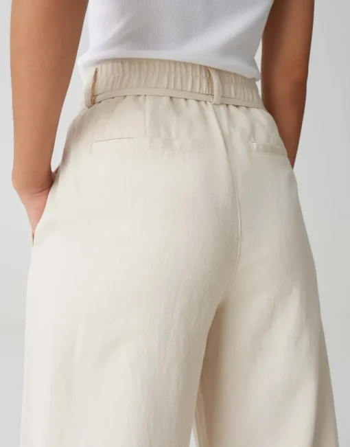 OPUS City Pants MEERI FRENCH Relaxed beige S15 10400013064100