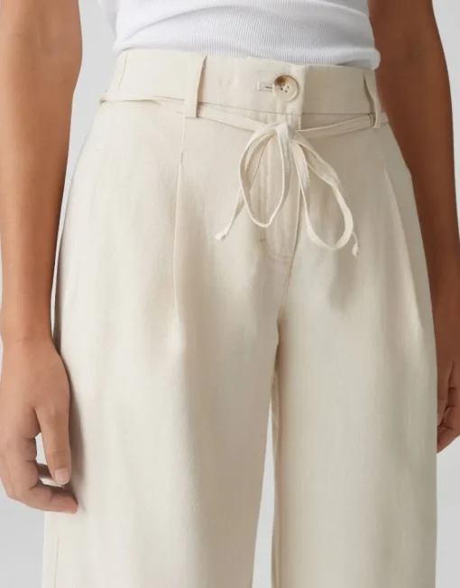 OPUS City Pants MEERI FRENCH Relaxed beige S15 10400013064100