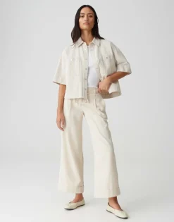 OPUS City Pants MEERI FRENCH Relaxed beige S15 10400013064100