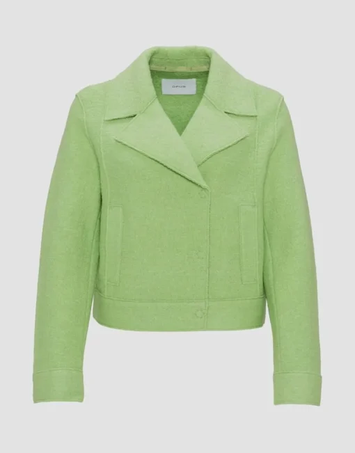 Opus Kurzjacke Humini raw in grün S23 1020250884100
