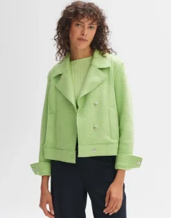 Opus Kurzjacke Humini raw in grün S23 1020250884100