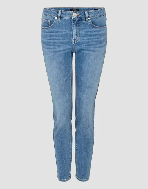 OPUS Skinny Jeans Elma ocean blue schmales Bein 5- Pocket- Design blau S13 2162011083100